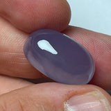 23.3 Karat - Geschliffener blauer Chalzedon aus Äthiopien - DeinOpal