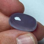 23.3 Karat - Geschliffener blauer Chalzedon aus Äthiopien - DeinOpal