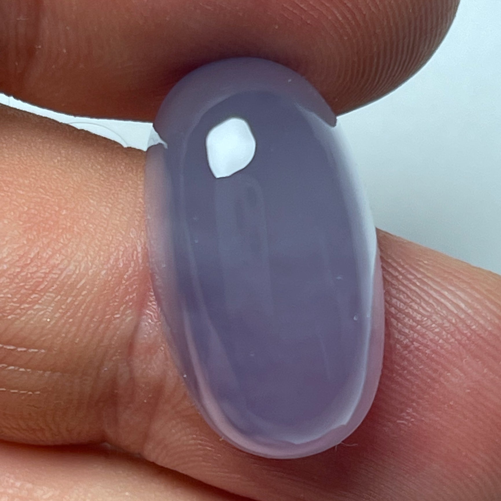 23.3 Karat - Geschliffener blauer Chalzedon aus Äthiopien - DeinOpal