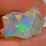24.6 Carat Rough Ethiopian Welo Opal — natural untreated rough Ethiopian Welo opal
