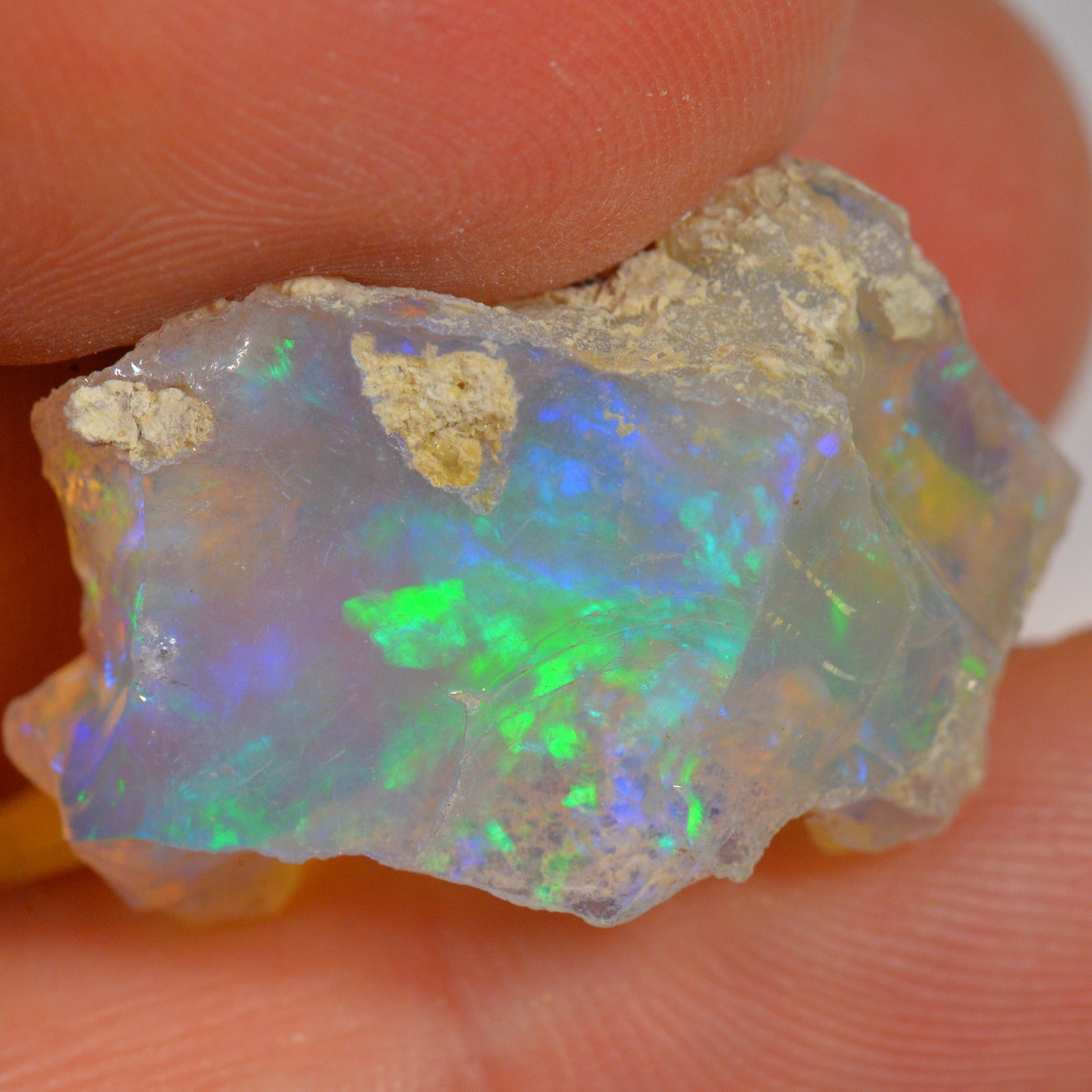24.6 Carat Rough Ethiopian Welo Opal — natural untreated rough Ethiopian Welo opal