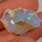 24.6 Carat Rough Ethiopian Welo Opal — natural untreated rough Ethiopian Welo opal