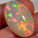 24,7 carats - Opale Welo d'Éthiopie à base tan claire – opale Welo d'Éthiopie naturelle