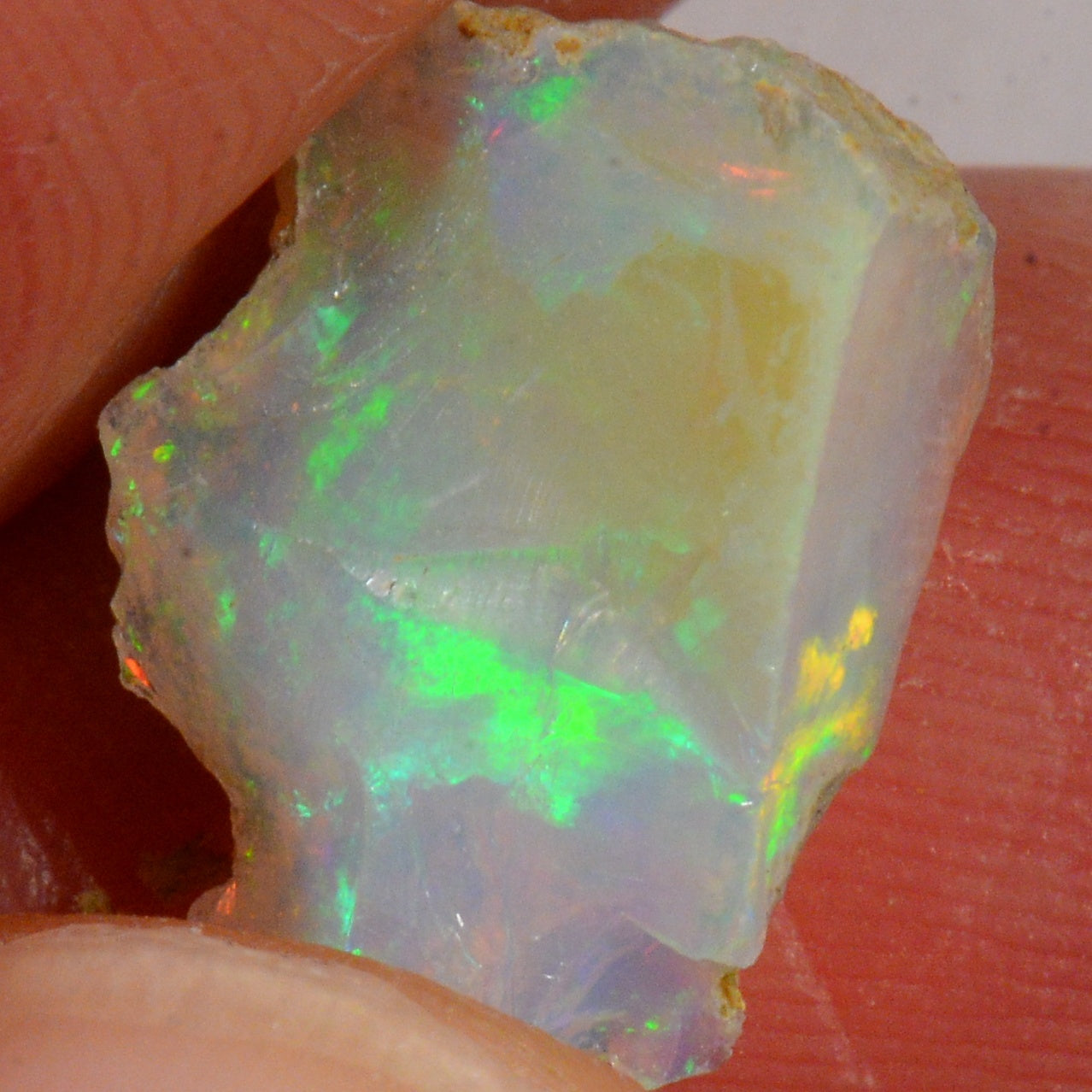 3.7 Carat - Rough Ethiopian Welo Opal — natural untreated rough Ethiopian Welo opal