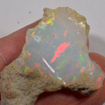 25.6 Carat Rough Ethiopian Welo Opal — natural untreated rough Ethiopian Welo opal