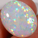 28.1 Carat - Brilliant True Honeycomb Ethiopian Welo Opal — natural untreated Ethiopian Welo opal