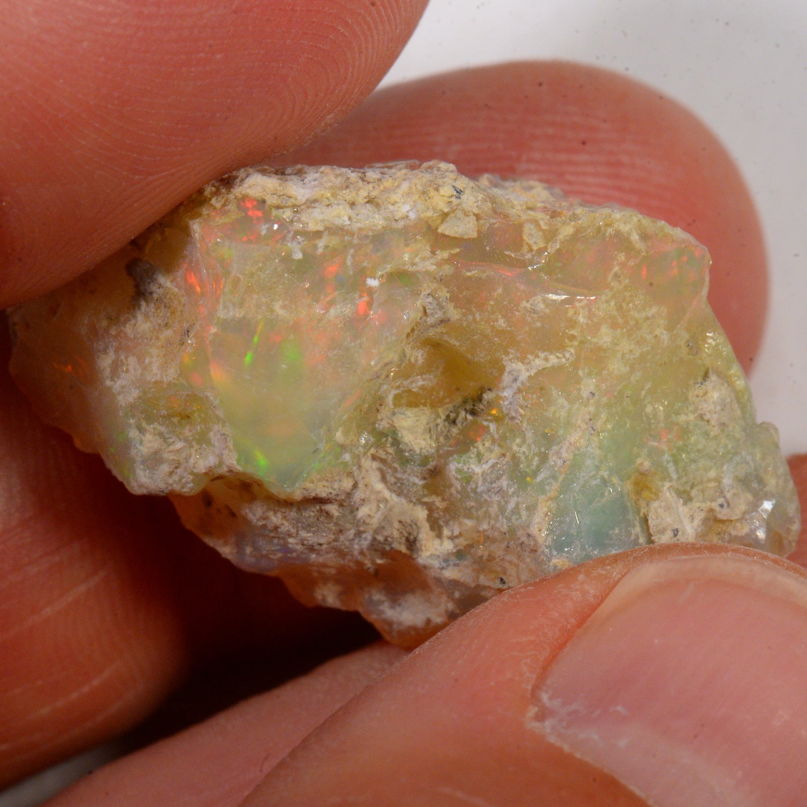 28.7 Carat - Rough Ethiopian Welo Opal — natural untreated rough Ethiopian Welo opal