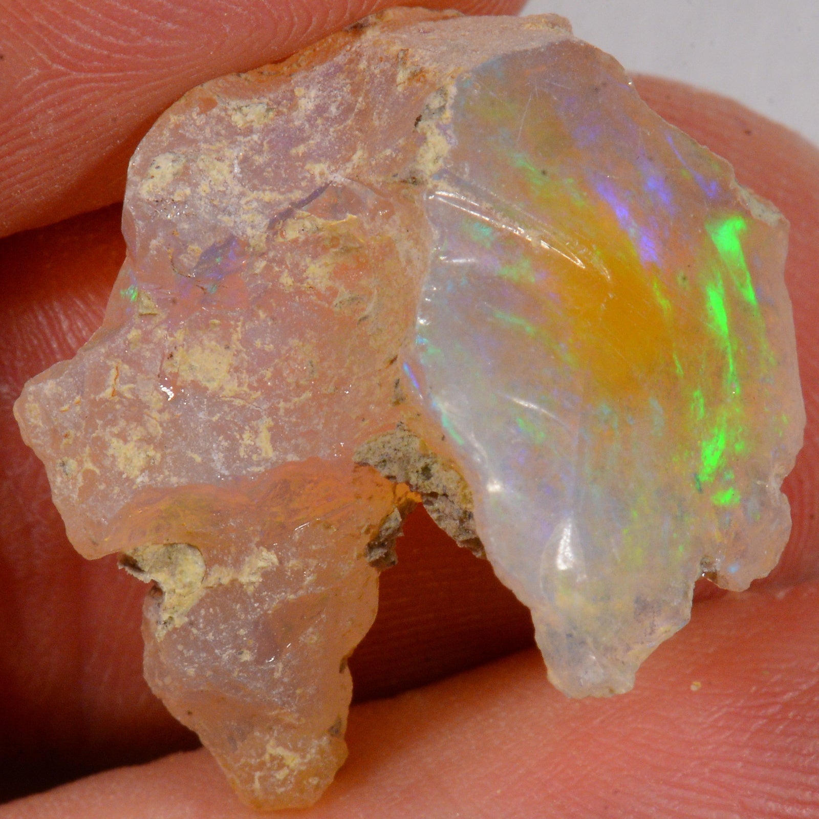14.8 Carat - Rough Ethiopian Welo Opal — natural untreated rough Ethiopian Welo opal