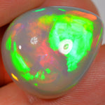 28.9 Carat - Brilliant Broadflash - Dark Ethiopian Welo Opal — natural untreated Ethiopian Welo opal