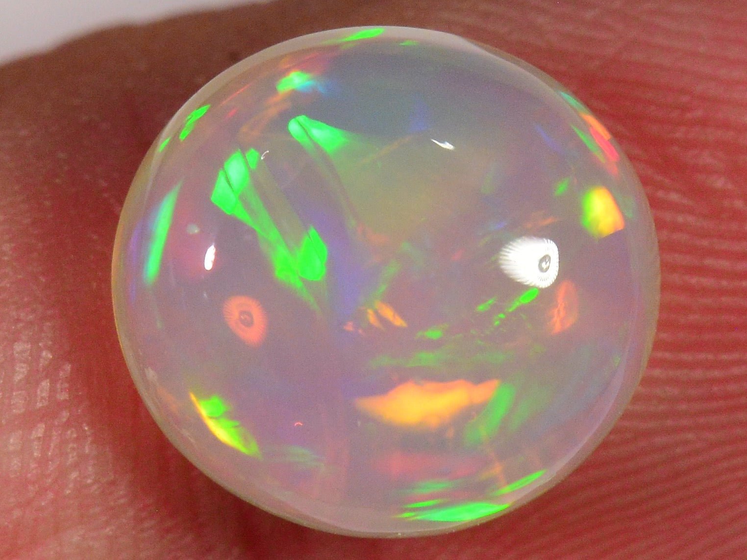2.9 Carat Oval Ethiopian Welo Opal — natural untreated Ethiopian Welo opal