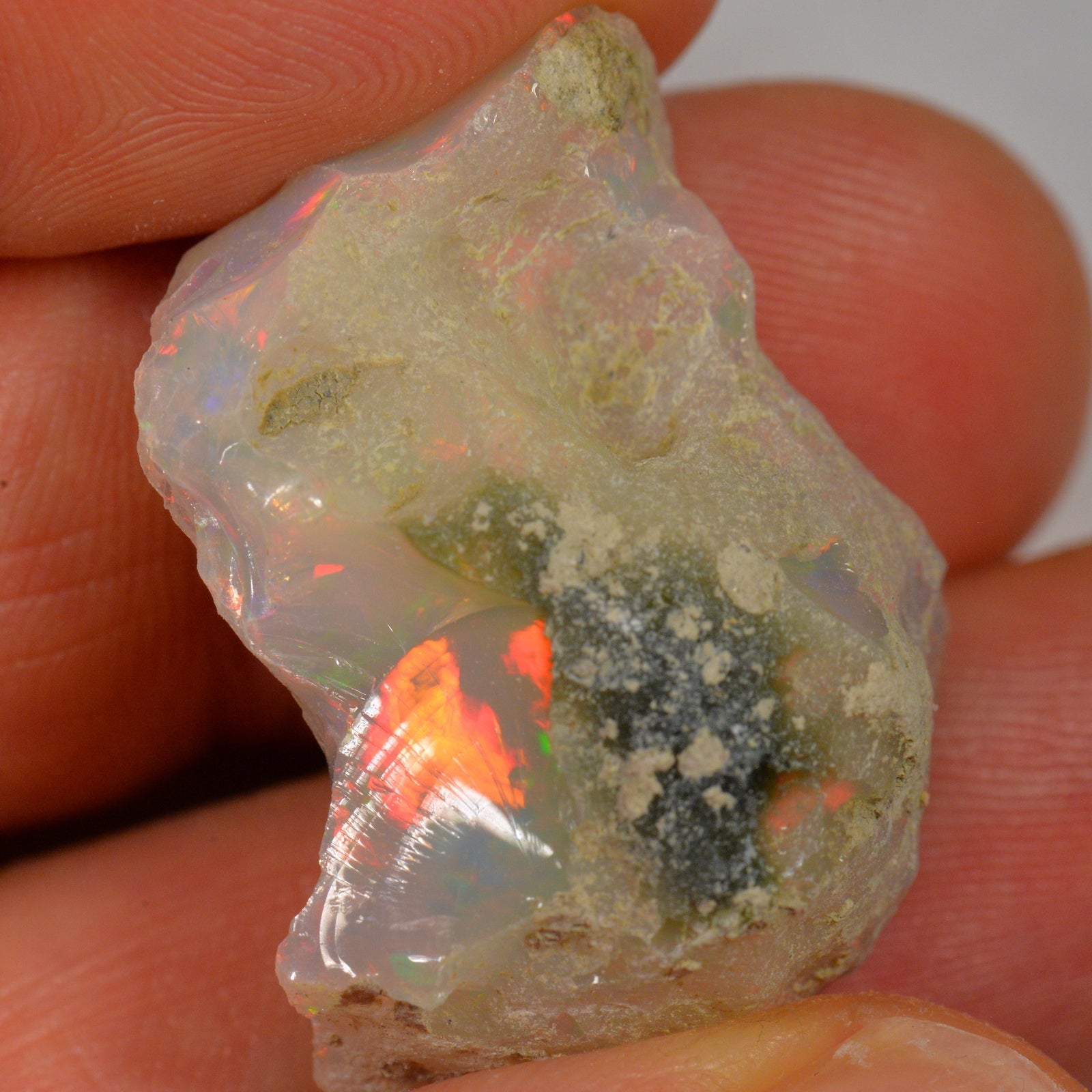 29.1 Carat - Rough Ethiopian Welo Opal — natural untreated rough Ethiopian Welo opal
