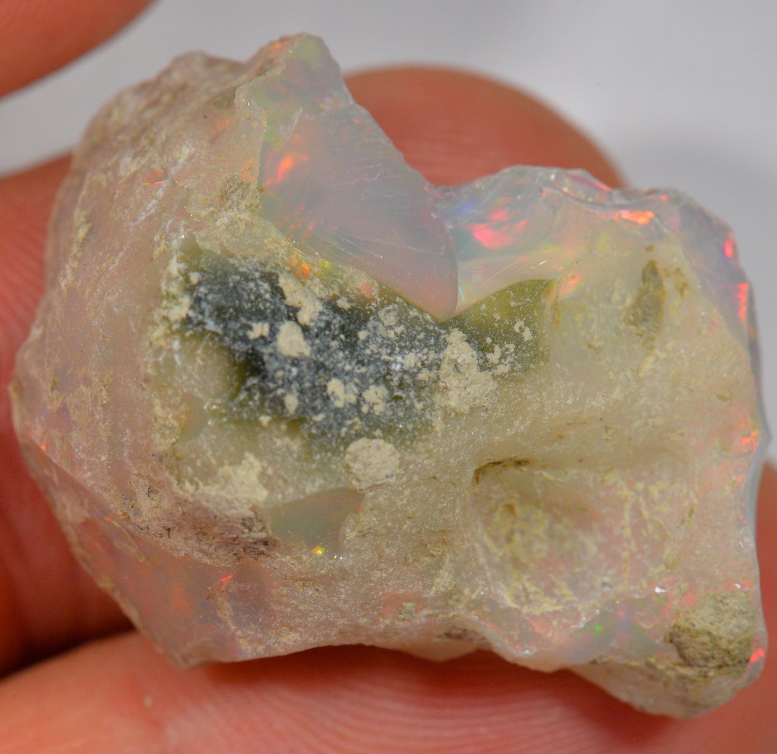 29.1 Carat - Rough Ethiopian Welo Opal — natural untreated rough Ethiopian Welo opal