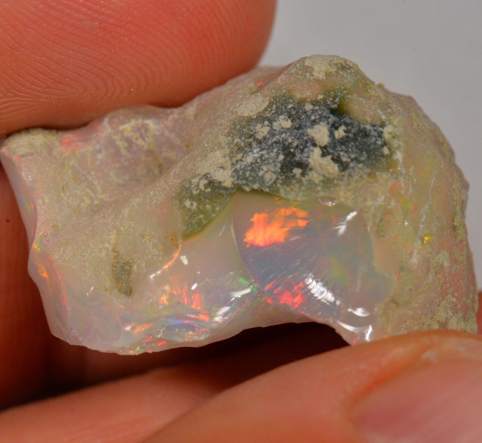 29.1 Carat - Rough Ethiopian Welo Opal — natural untreated rough Ethiopian Welo opal