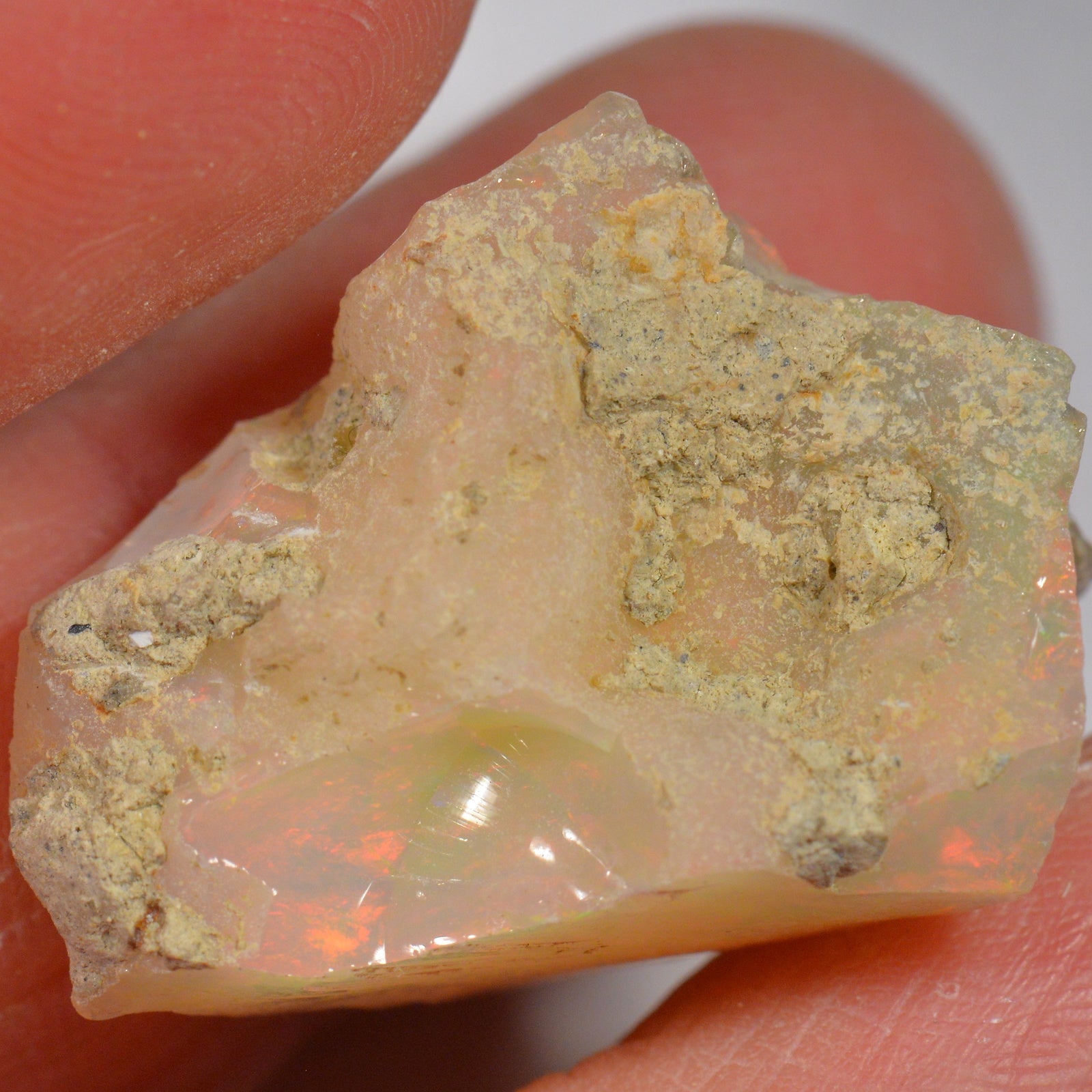 29.3 Carat Rough Ethiopian Welo Opal — natural untreated rough Ethiopian Welo opal