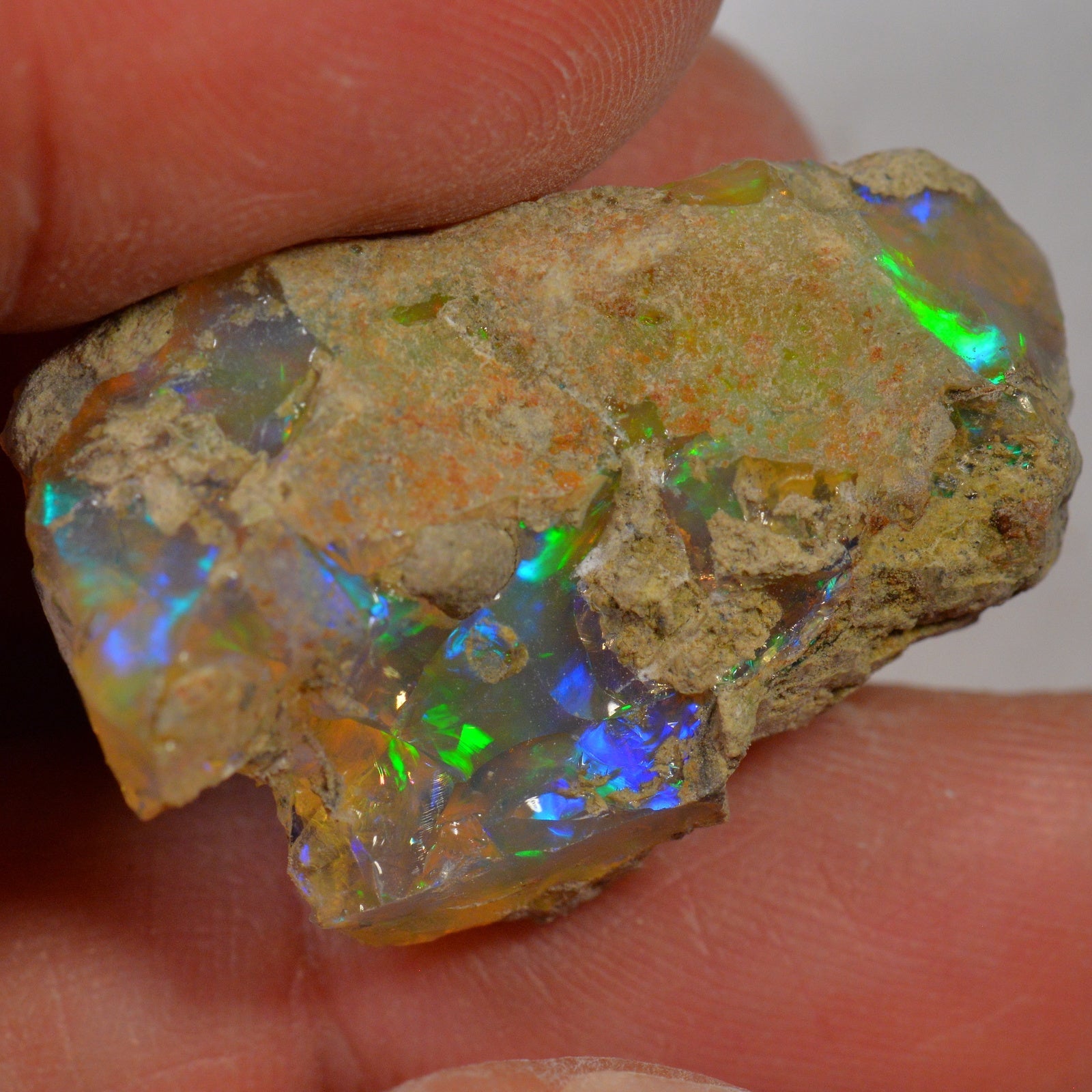 29.7 Carat Rough Ethiopian Welo Opal — natural untreated rough Ethiopian Welo opal