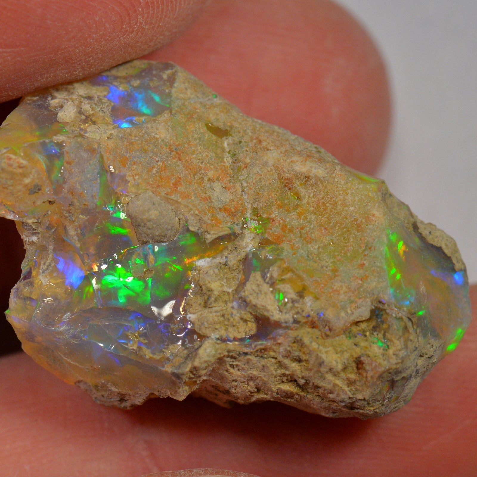 29.7 Carat Rough Ethiopian Welo Opal — natural untreated rough Ethiopian Welo opal