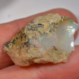 30.5 Carat Rough Ethiopian Welo Opal — natural untreated rough Ethiopian Welo opal