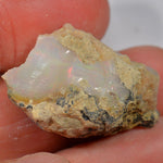 30.5 Carat Rough Ethiopian Welo Opal — natural untreated rough Ethiopian Welo opal