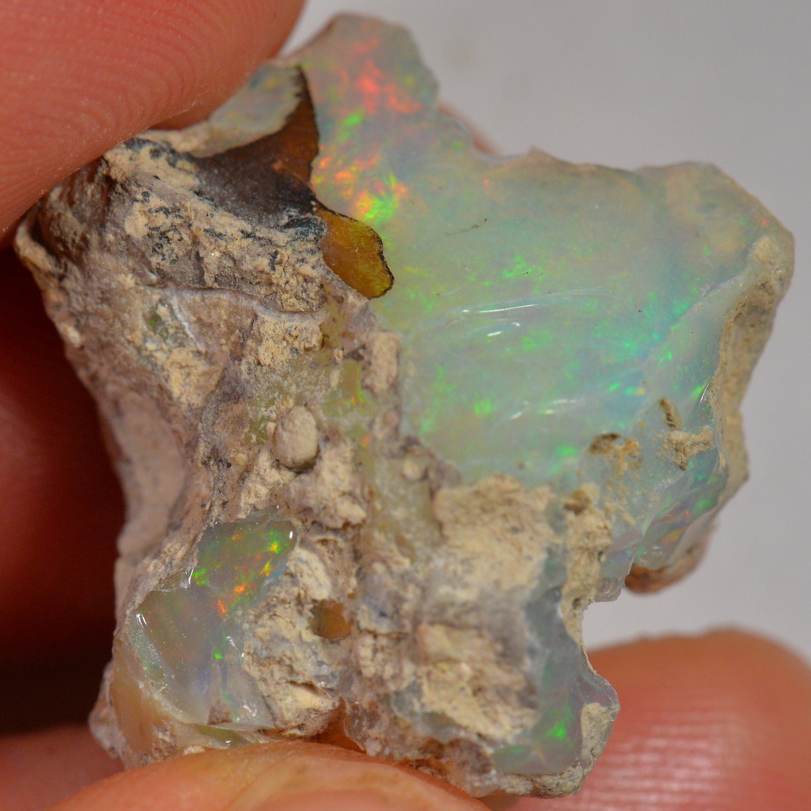 32.6 Carat - Rough Ethiopian Welo Opal — natural untreated rough Ethiopian Welo opal