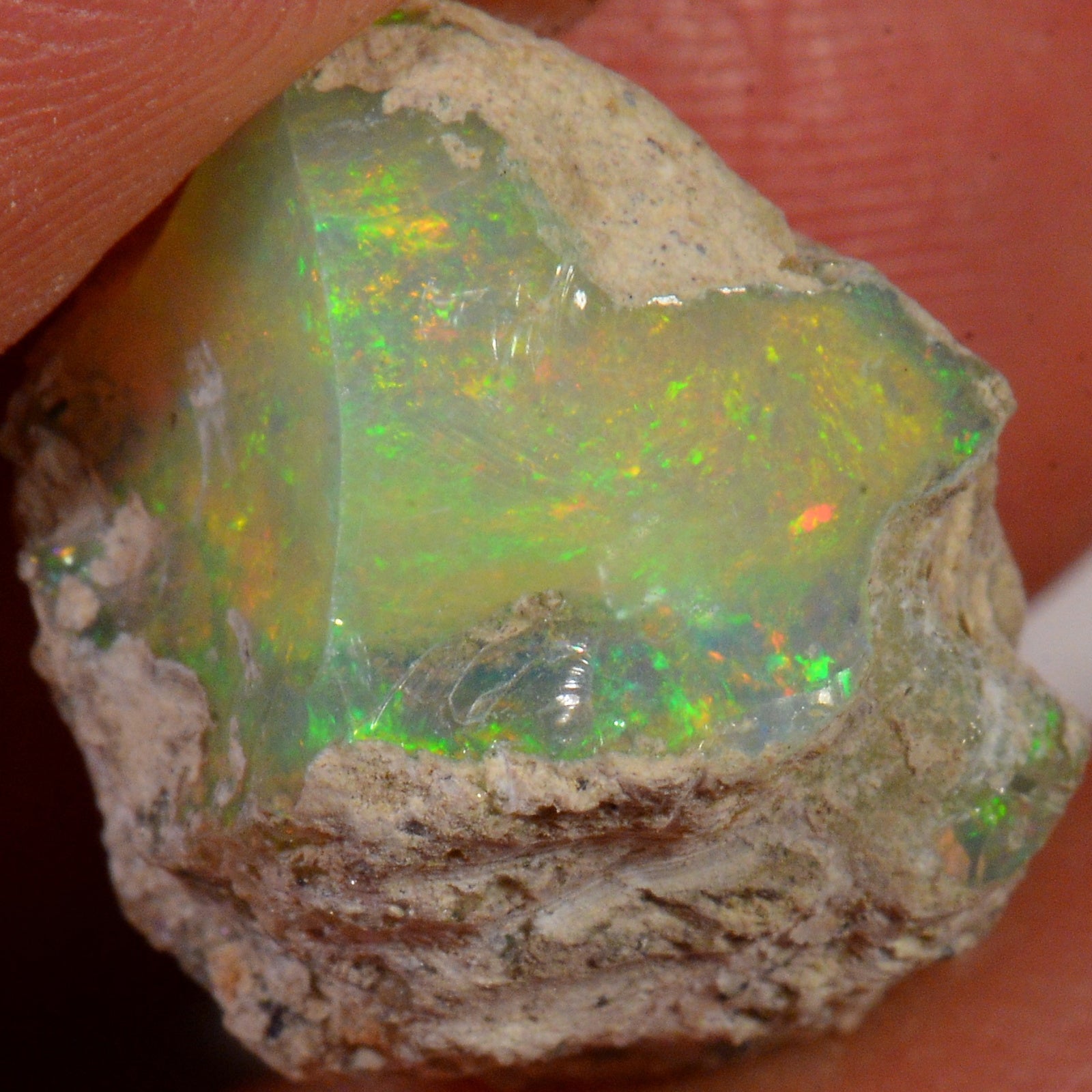 17 Carat - Rough Ethiopian Welo Opal — natural untreated rough Ethiopian Welo opal