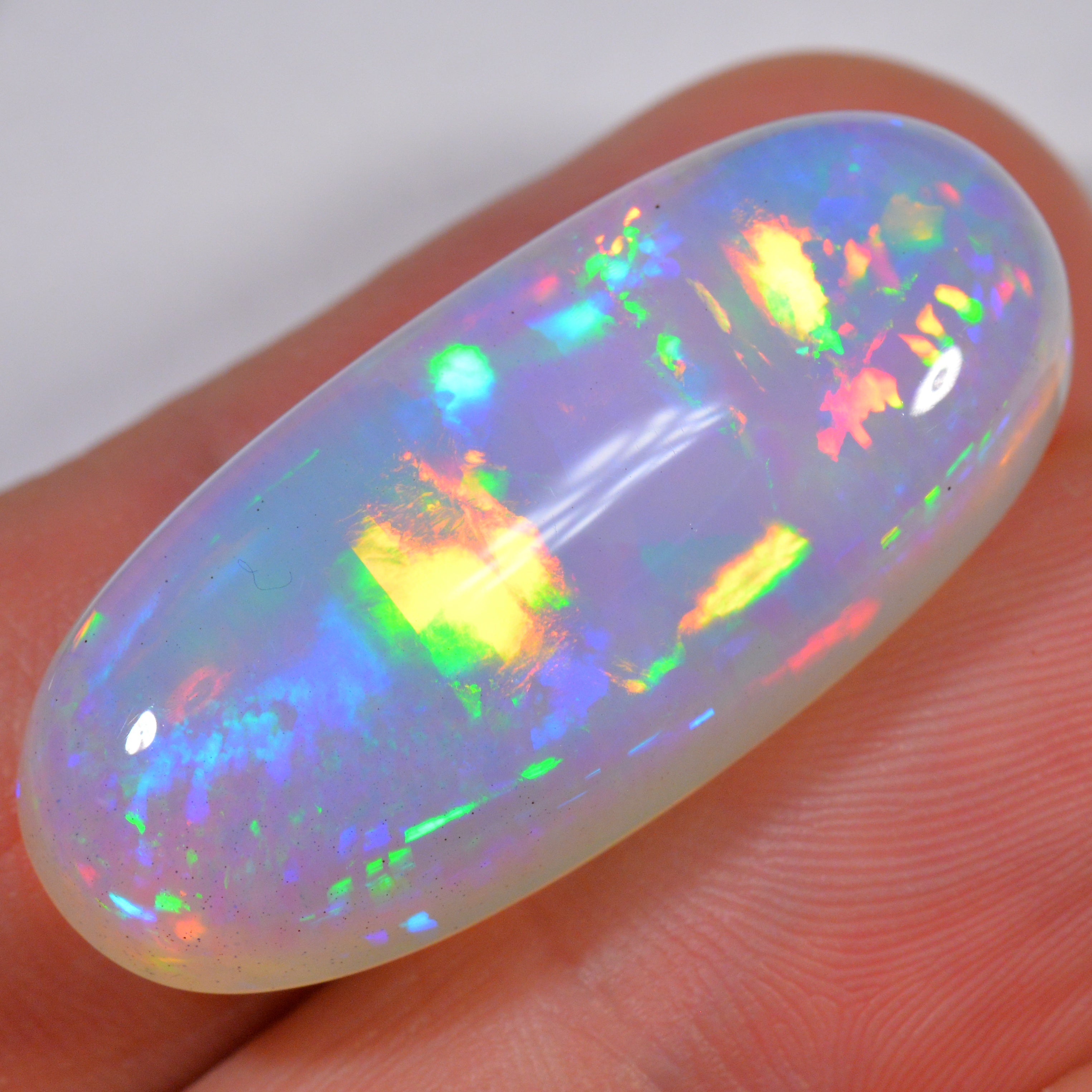 35.6 Karat - Grosser bläulicher Welo Opal - DeinOpal