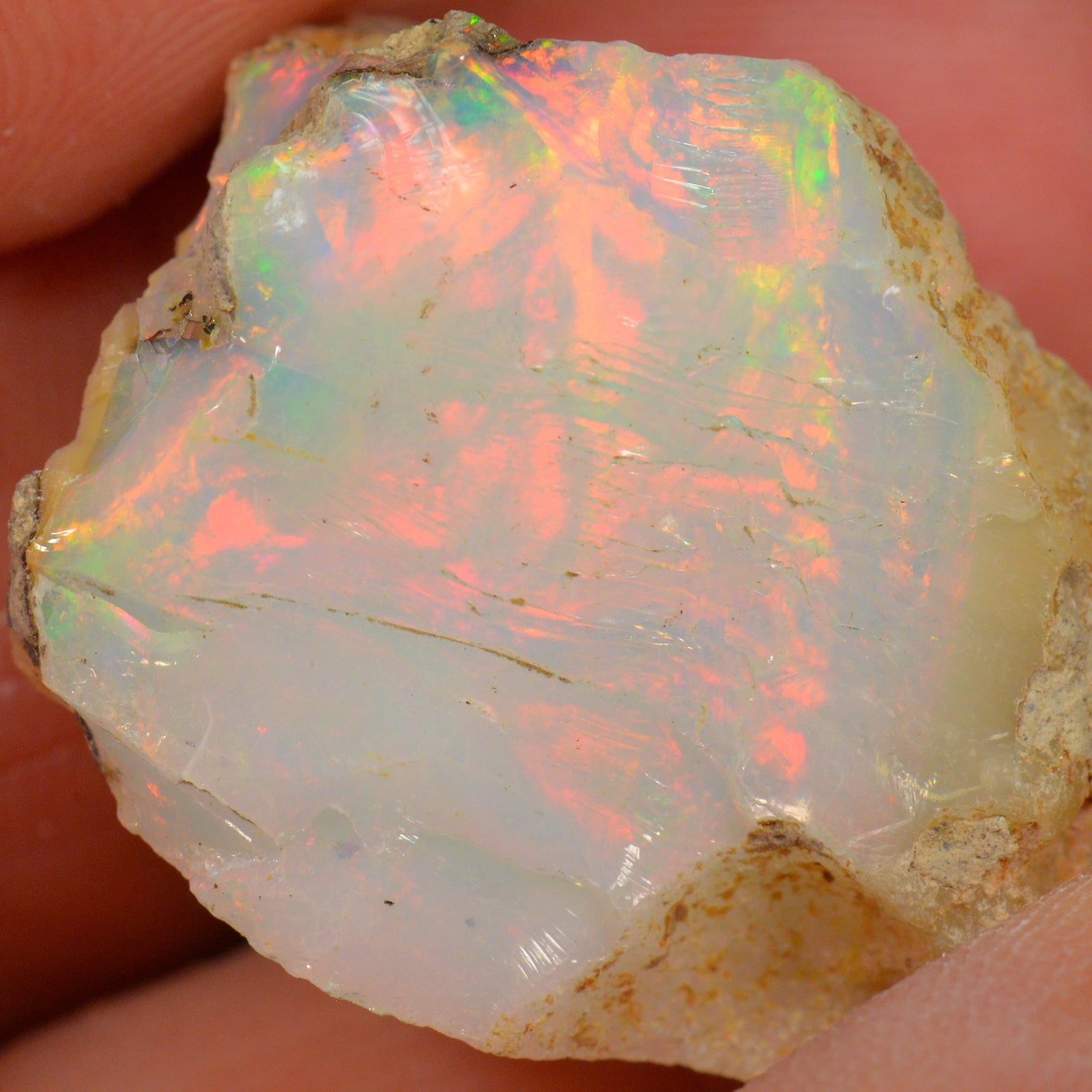 36.2 Carat Rough Ethiopian Welo Opal — natural untreated rough Ethiopian Welo opal
