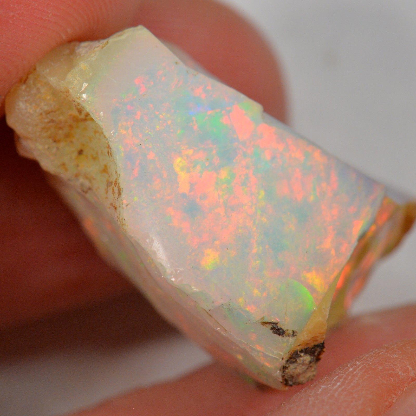 36.2 Carat Rough Ethiopian Welo Opal — natural untreated rough Ethiopian Welo opal
