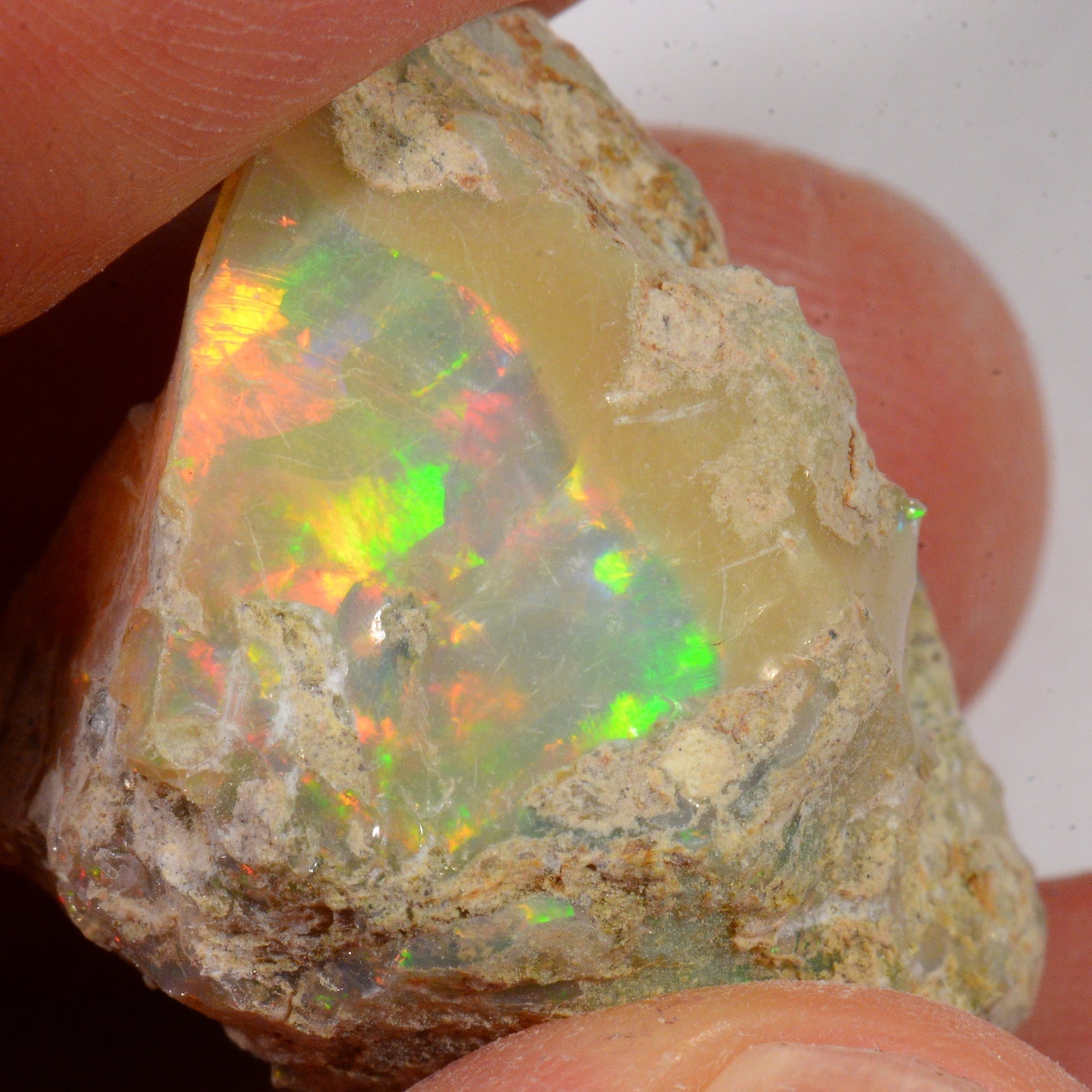 40.7 Carat - Rough Ethiopian Welo Opal — natural untreated rough Ethiopian Welo opal
