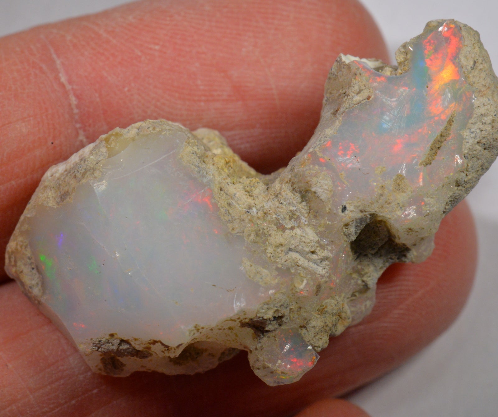 42.4 Carat Rough Ethiopian Welo Opal — natural untreated rough Ethiopian Welo opal