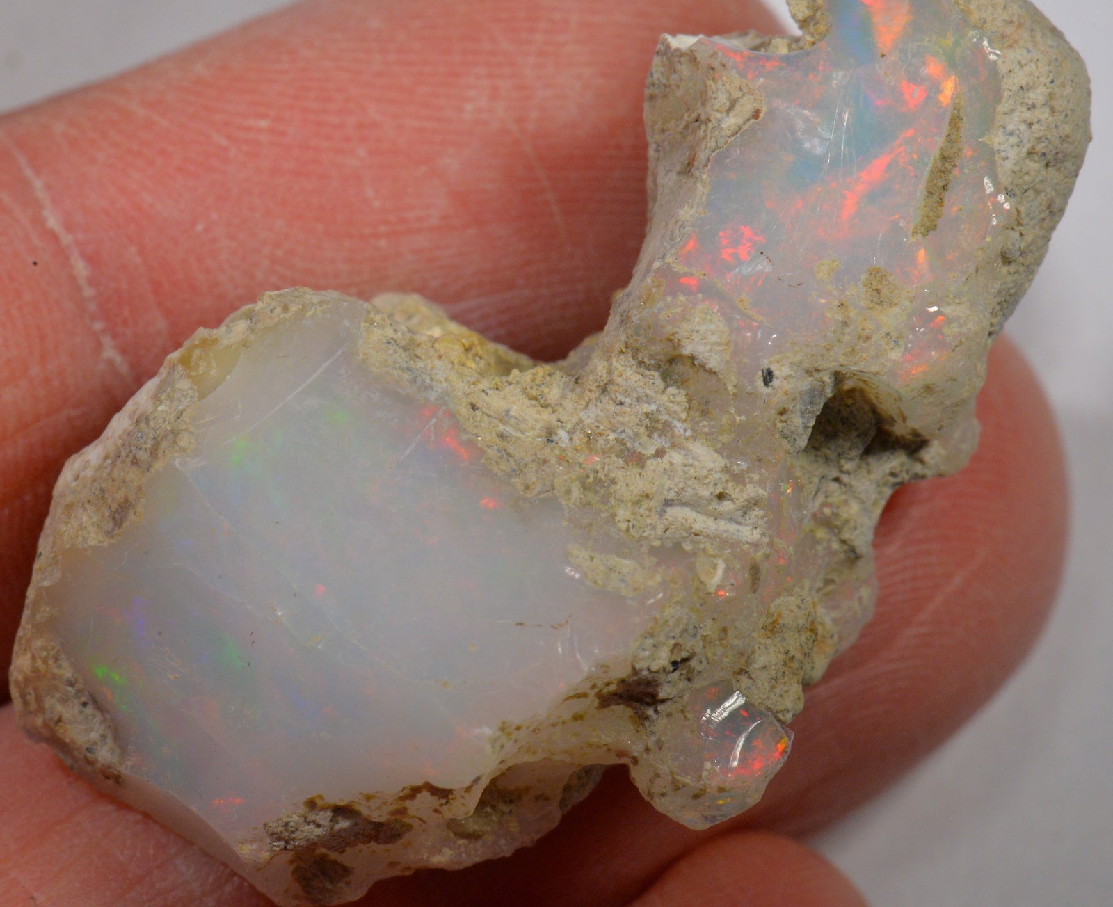 42.4 Carat Rough Ethiopian Welo Opal — natural untreated rough Ethiopian Welo opal