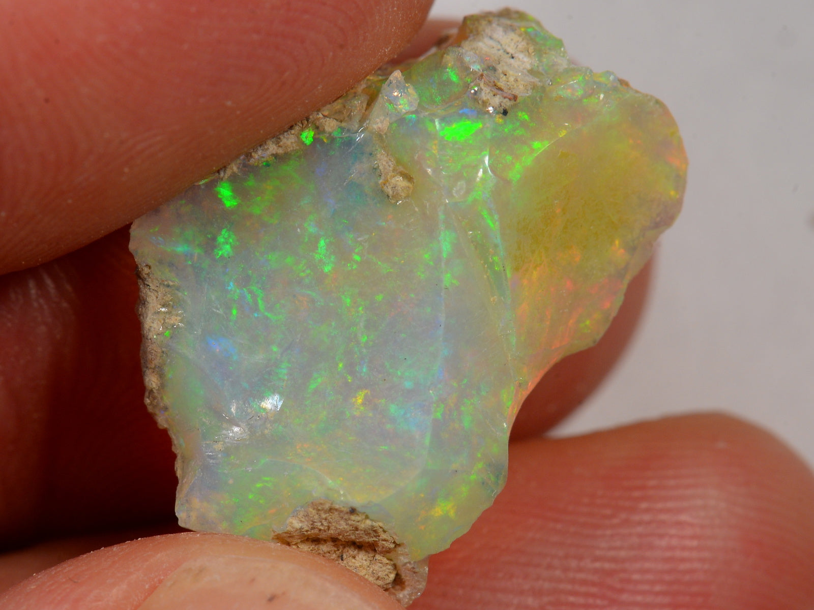 15 Karat - Roher Äthiopischer Welo Opal – natürlicher äthiopischer Welo Opal