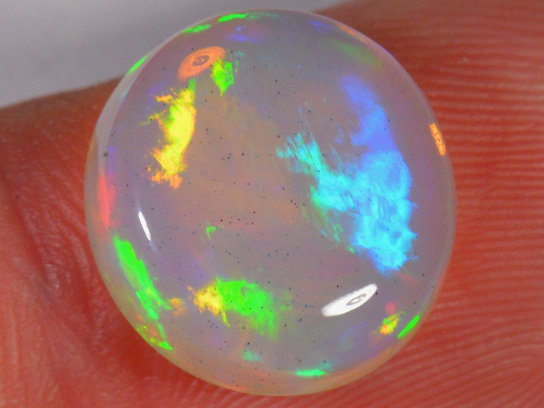 4.4 Carat Oval Ethiopian Welo Opal — natural untreated Ethiopian Welo opal