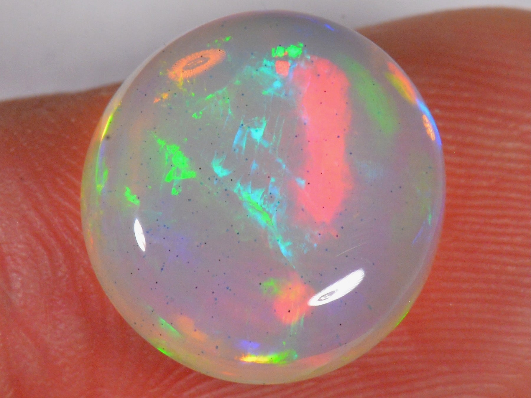4.4 Carat Oval Ethiopian Welo Opal — natural untreated Ethiopian Welo opal
