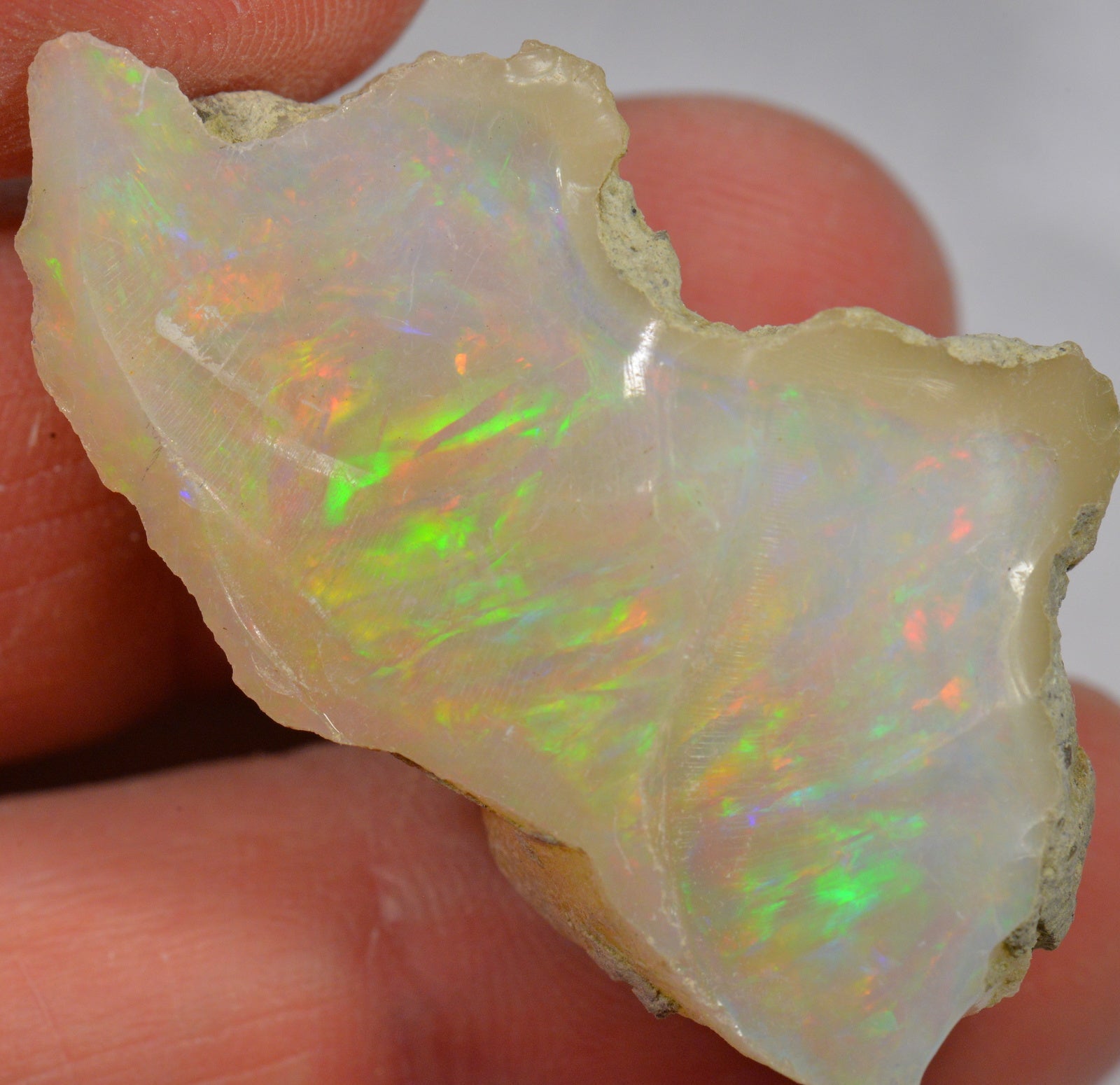 47.3 Carat Rough Ethiopian Welo Opal — natural untreated rough Ethiopian Welo opal