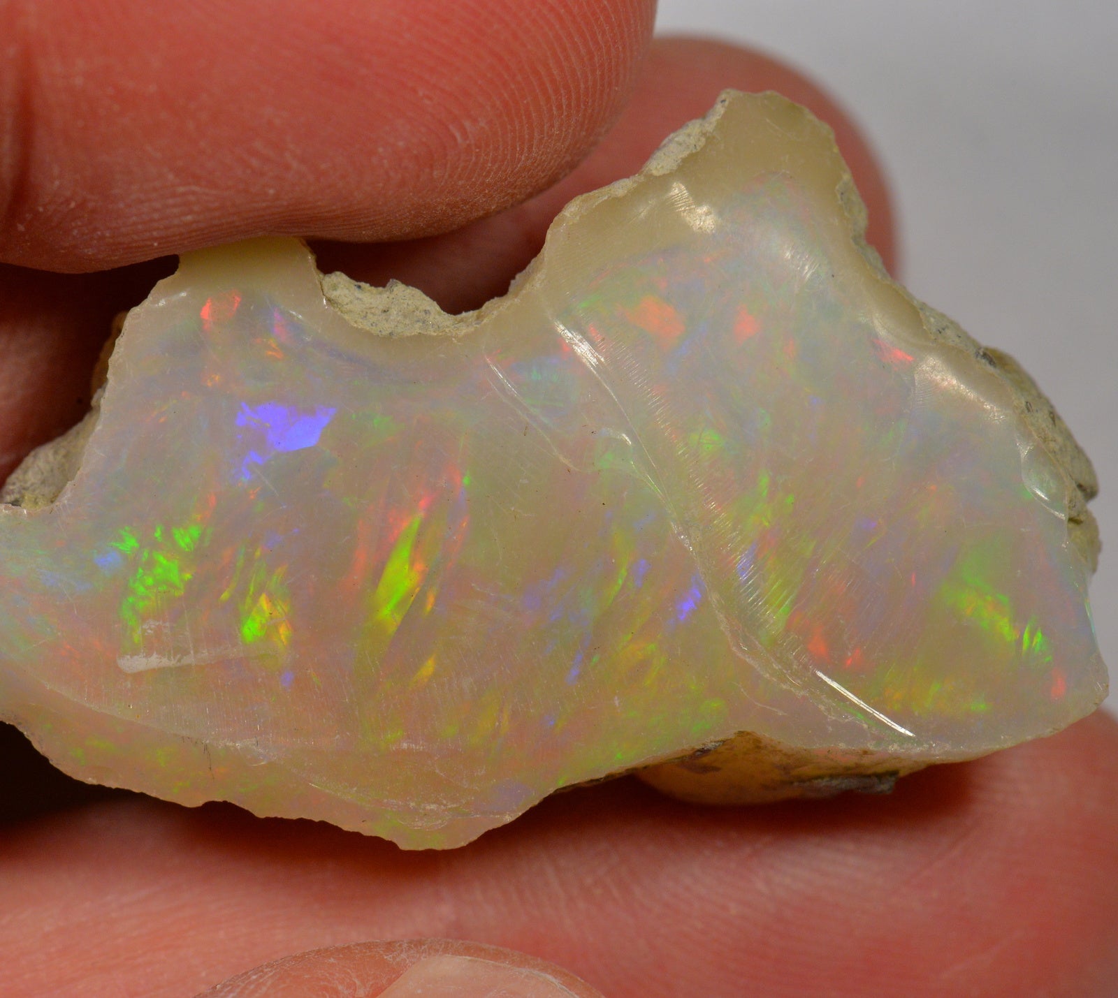 47.3 Carat Rough Ethiopian Welo Opal — natural untreated rough Ethiopian Welo opal