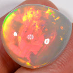 23.3 Karat - Brillanter Broadflash und Flake Pattern Äthiopischer Welo Opal – natürlicher äthiopischer Welo Opal