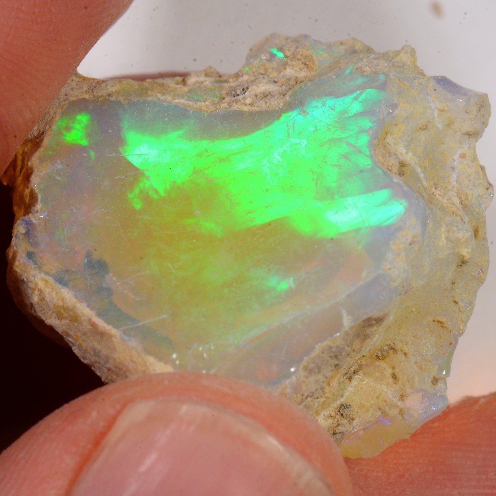 49.5 Carat - Rough Ethiopian Welo Opal — natural untreated rough Ethiopian Welo opal