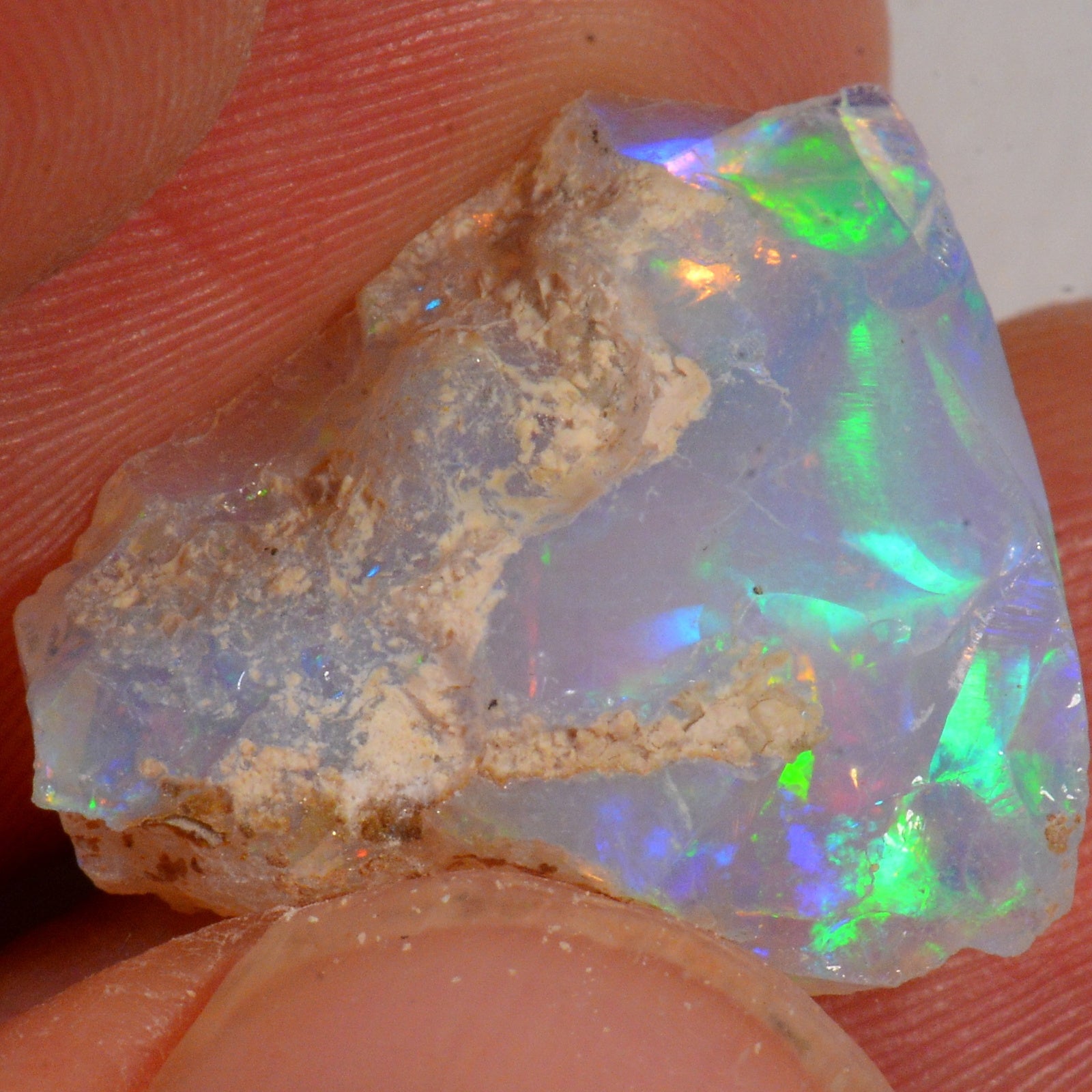 8 Carat - Rough Ethiopian Welo Opal — natural untreated rough Ethiopian Welo opal
