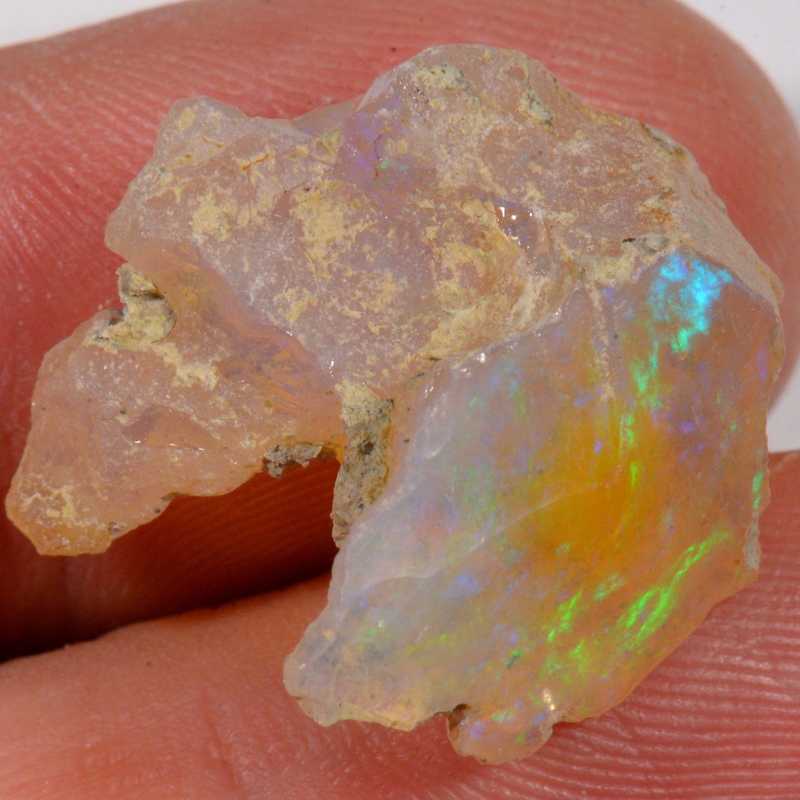 14.8 Carat - Rough Ethiopian Welo Opal — natural untreated rough Ethiopian Welo opal