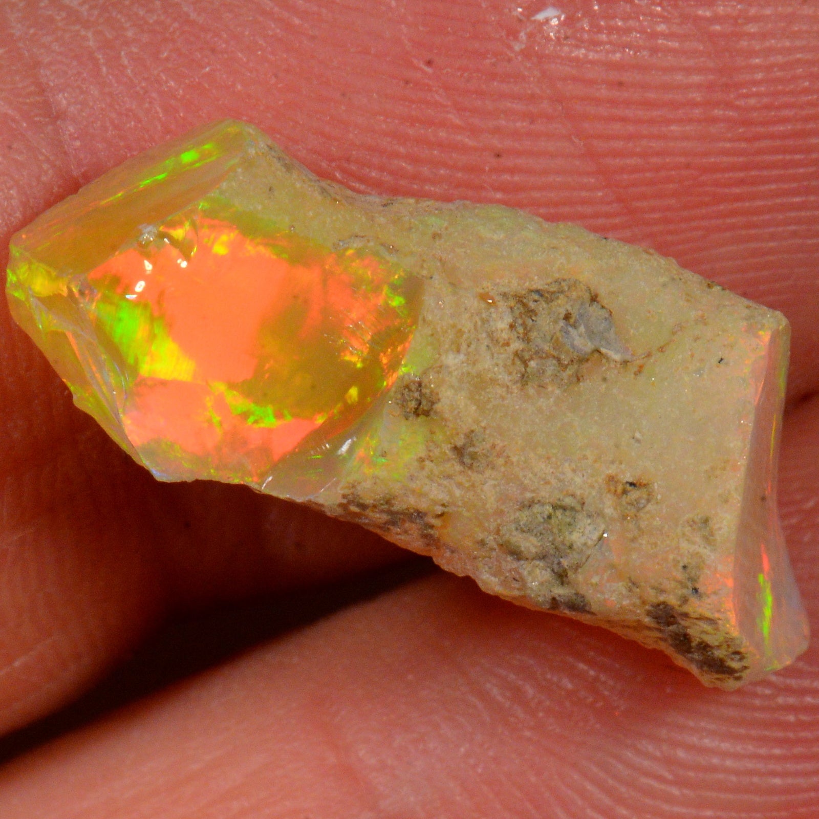 6.9 Karat - Roher Äthiopischer Welo Opal – natürlicher äthiopischer Welo Opal