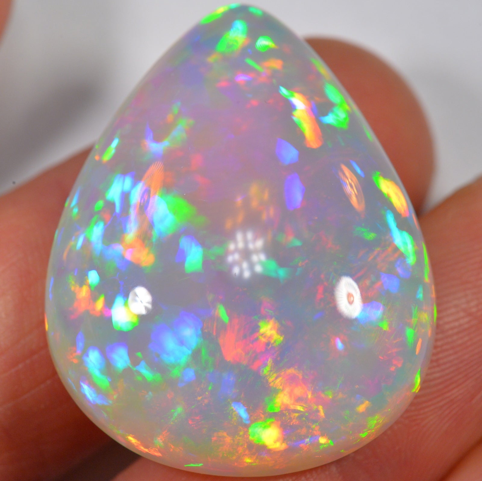 53.2 Karat - Huge Atemberaubender 3D Color on Color Äthiopischer Welo Opal - DeinOpal