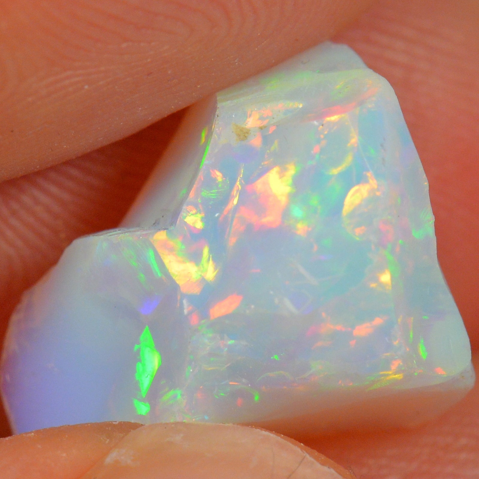 5.4 Carat - Rough Ethiopian Welo Opal — natural untreated rough Ethiopian Welo opal