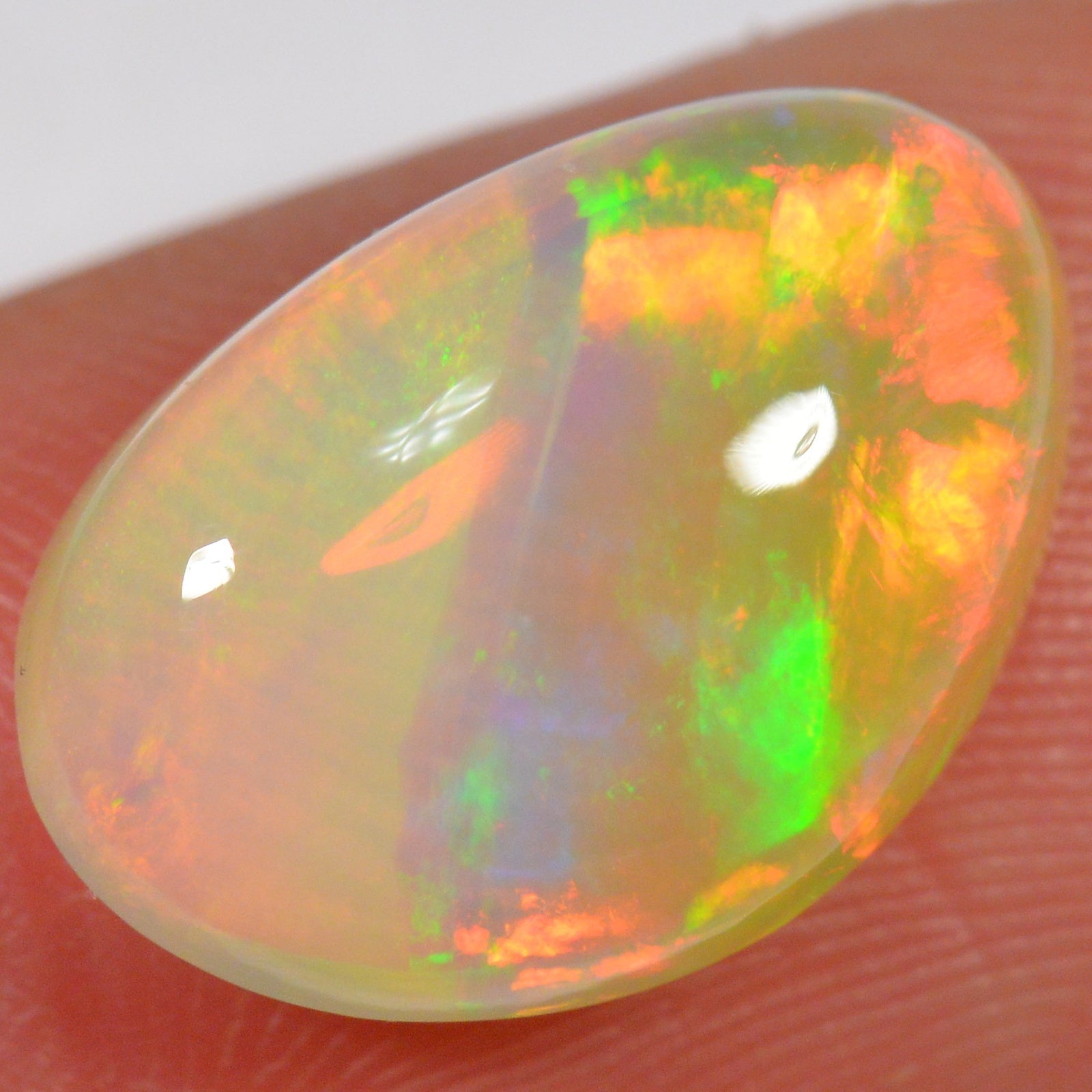5.6 Carat - Bright Ethiopian Welo Opal — natural untreated Ethiopian Welo opal