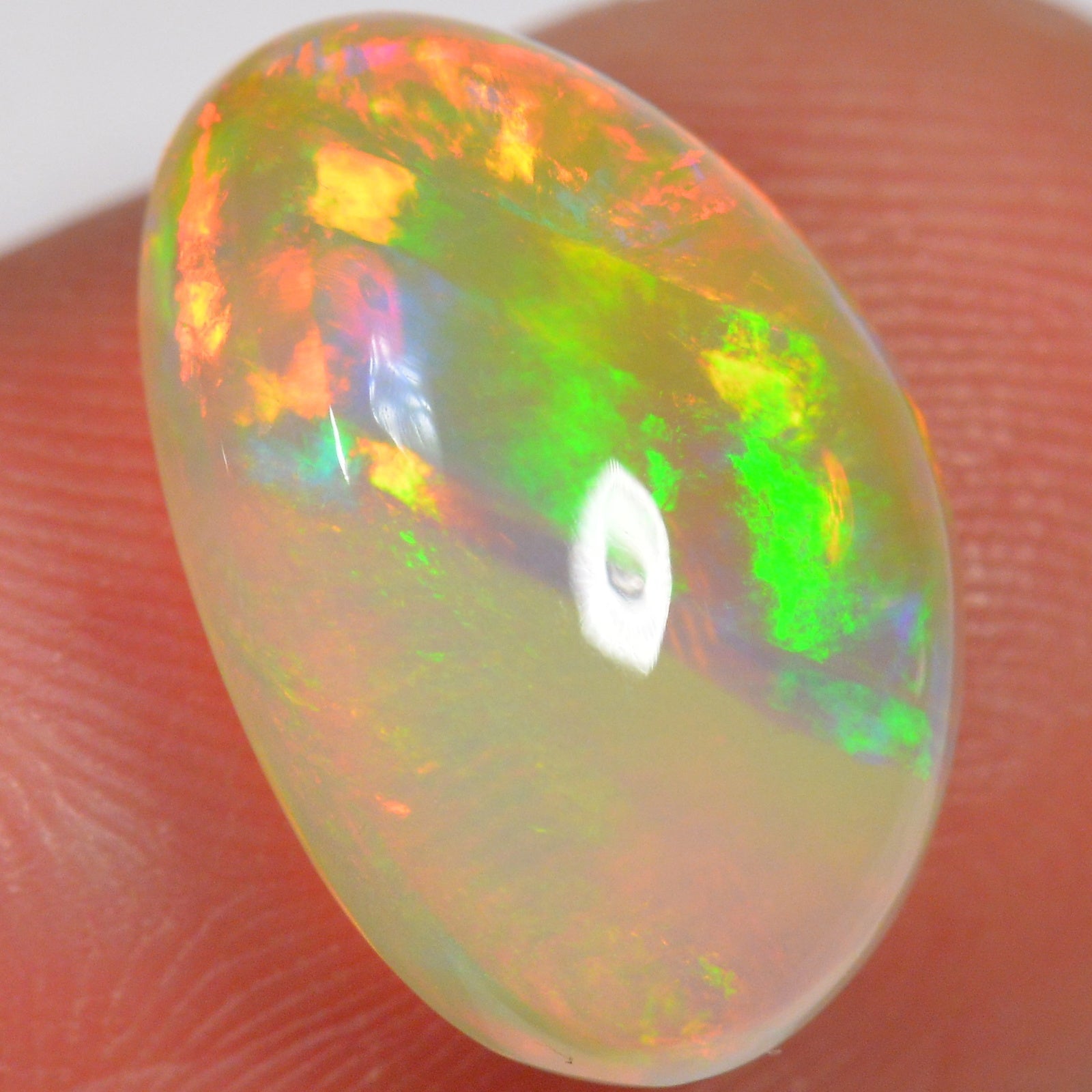 5.6 Carat - Bright Ethiopian Welo Opal — natural untreated Ethiopian Welo opal