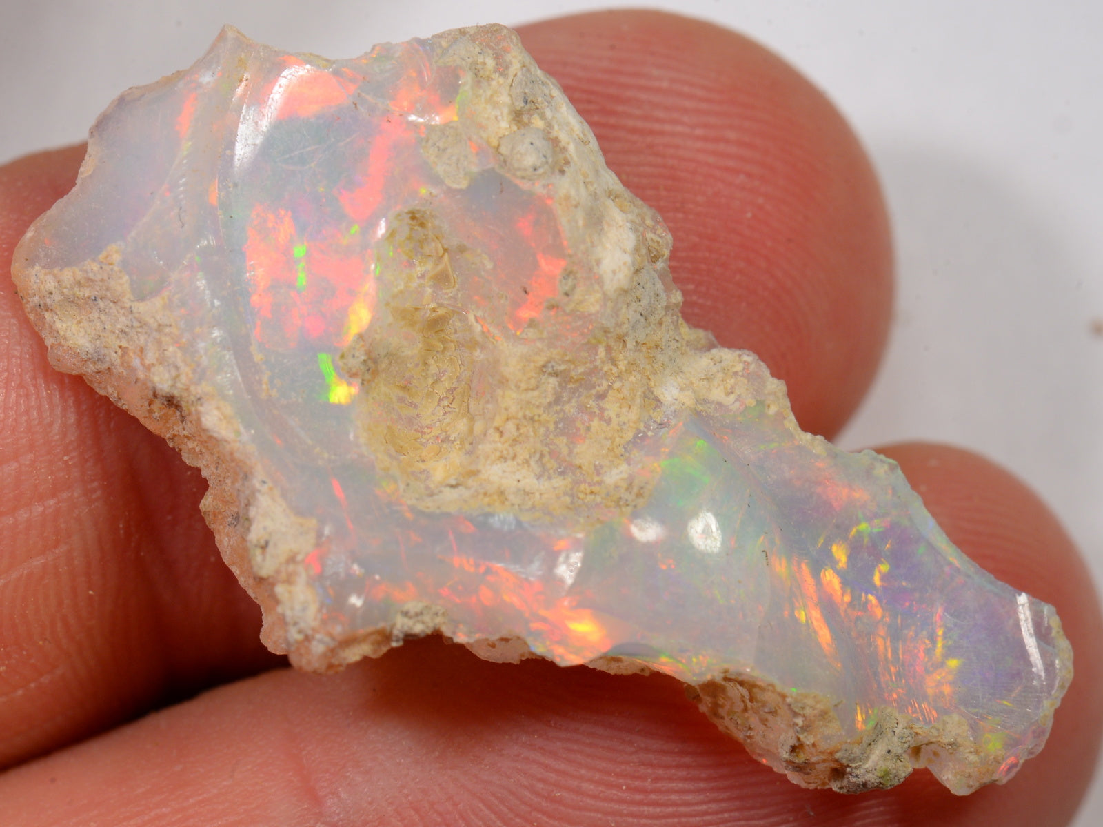 15 Karat - Roher Äthiopischer Welo Opal – natürlicher äthiopischer Welo Opal