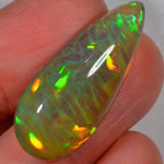 22.6 Karat - Natürlicher Dunkler Äthiopischer Welo Opal With Crazy Pattern - Beska Mine – natürlicher äthiopischer Welo Opal