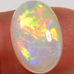 8.3 Carat - Bright Oval Ethiopian Welo Opal — natural untreated Ethiopian Welo opal
