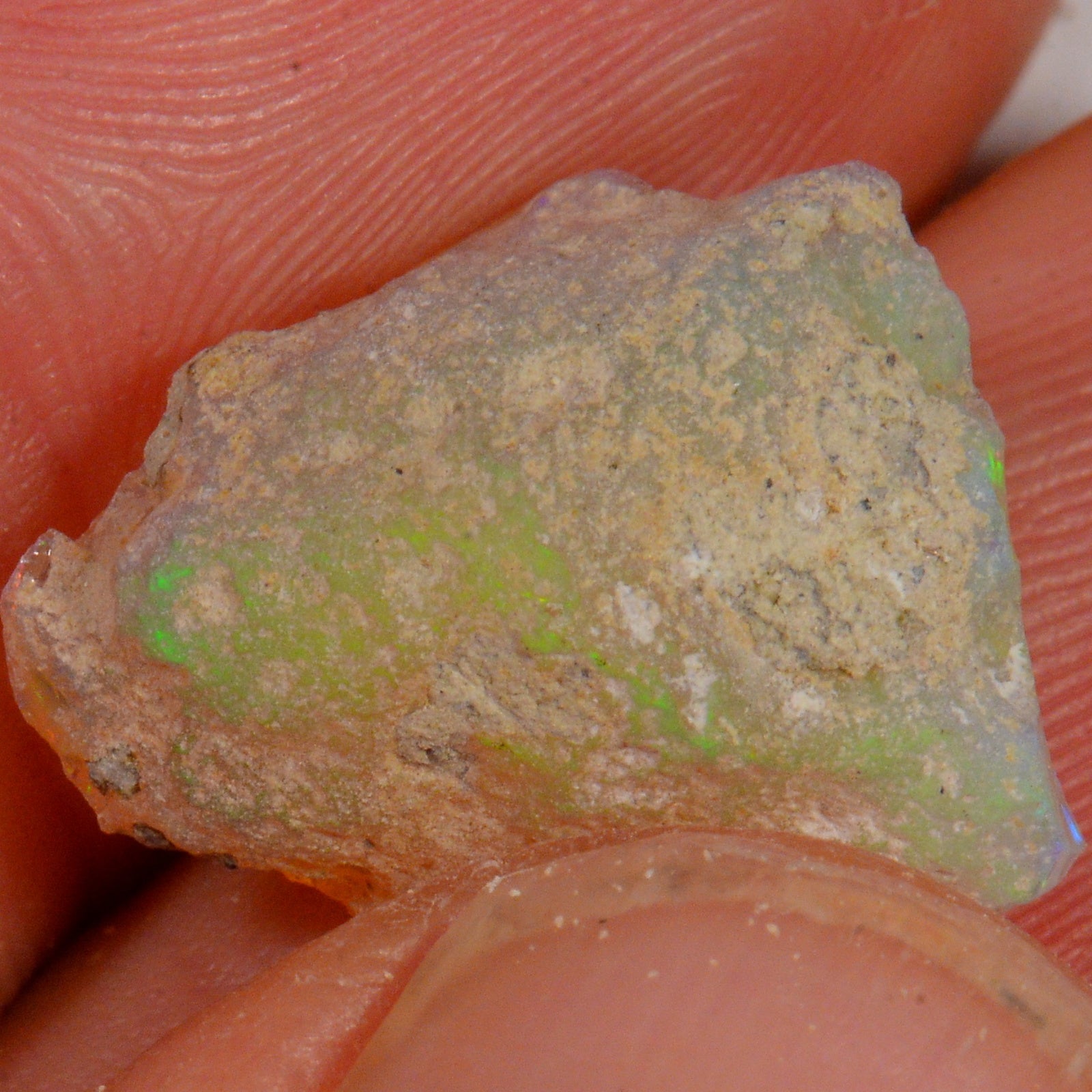 7.4 Carat - Rough Ethiopian Welo Opal — natural untreated rough Ethiopian Welo opal