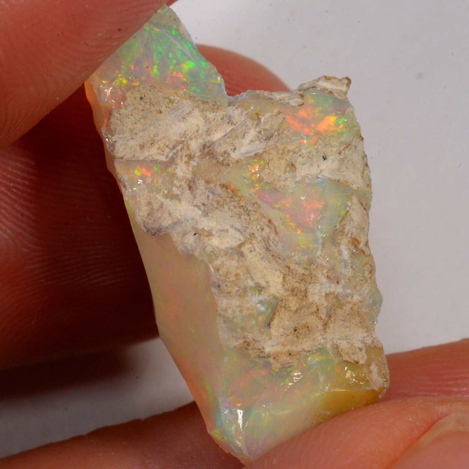 20 Karat - Roher Äthiopischer Welo Opal – natürlicher äthiopischer Welo Opal