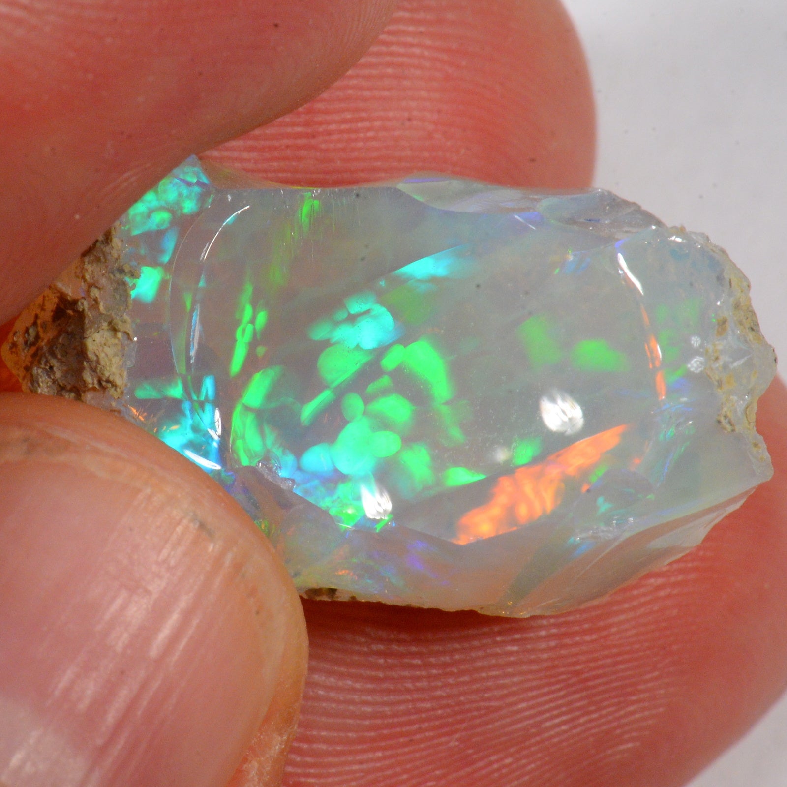 18.5 Karat - Roher Äthiopischer Welo Opal – natürlicher äthiopischer Welo Opal